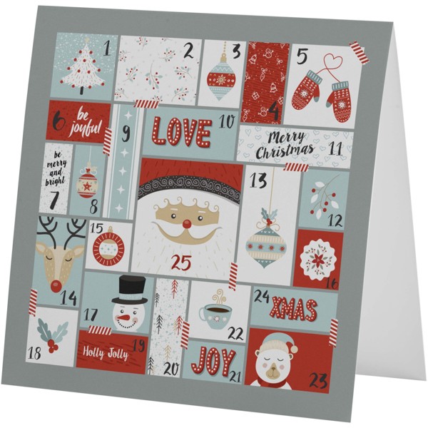 Herald square greeting card - White