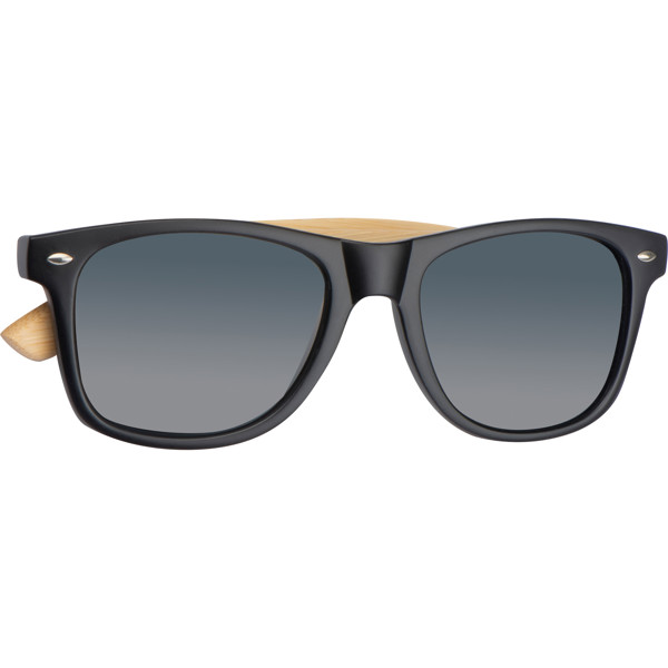 Sunglasses with bamboo temples LINUS - Beige