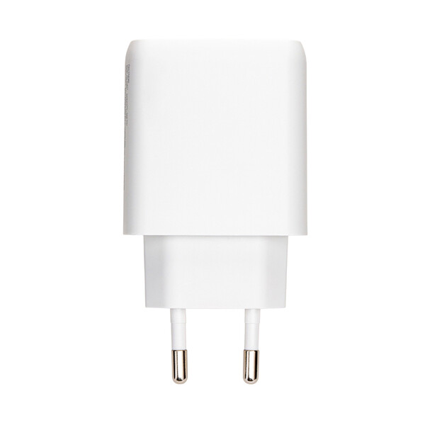 Chargeur USB GaN 2 ports TOMARES - blanc