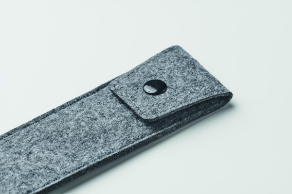 Astuccio in feltro RPET Cencil - Grigio