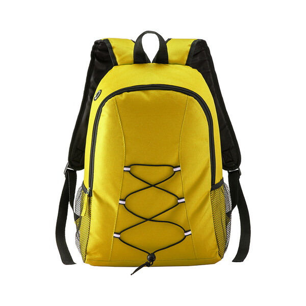 600D Polyester-Rucksack Mit Kopfhörerausgang - Gelb
