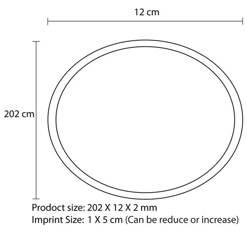 Glow In The Dark Silicone Wristband bracelet