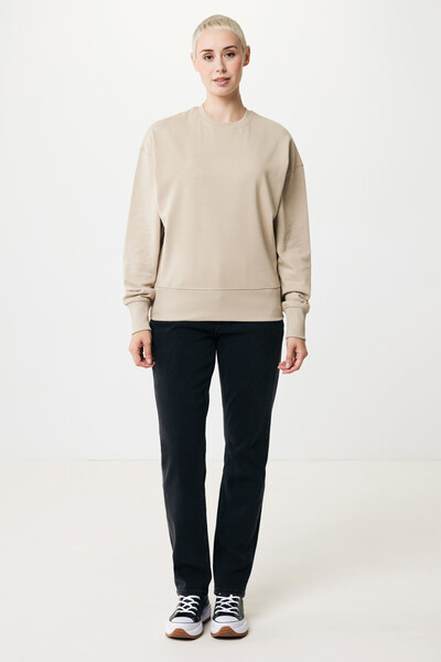 Mikina Iqoniq Kruger relaxed fit z recykl. bavlny - Desert / XXL