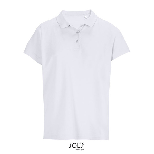 PULSE WOMEN POLO - White / L
