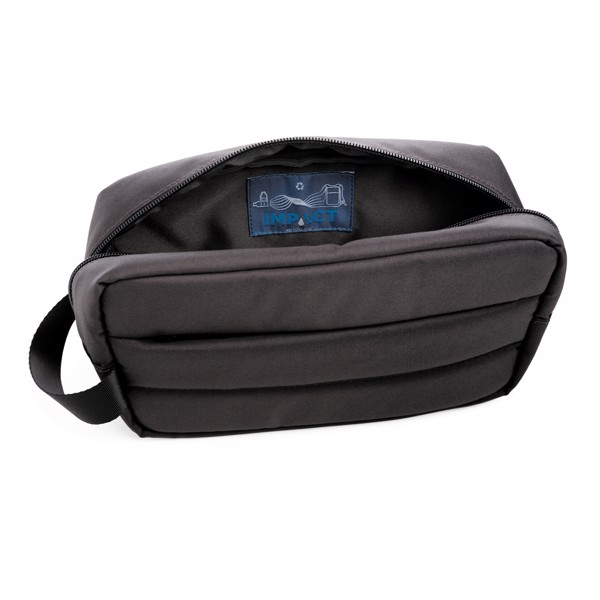 Impact AWARE™ RPET toiletry bag - Black