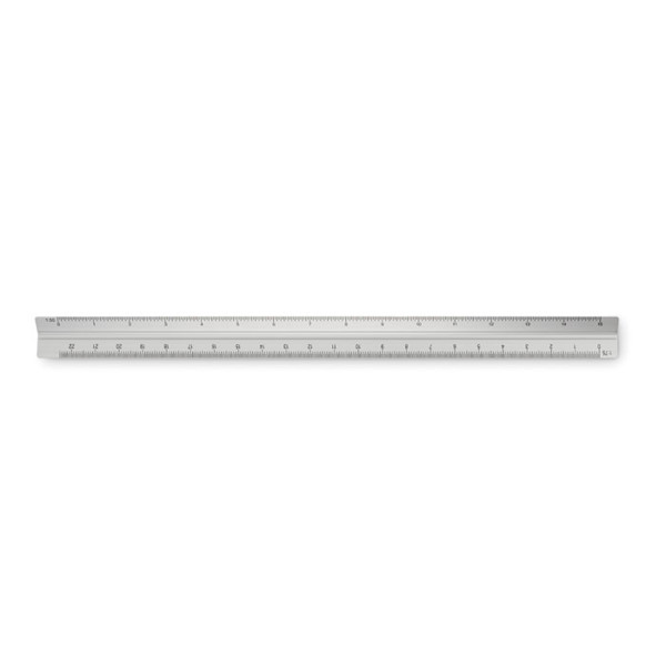 Régua de 30cm em alumínio Tria
