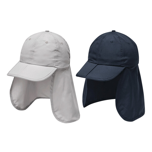 6-Panel Baseball Cap Flexveil - Grey