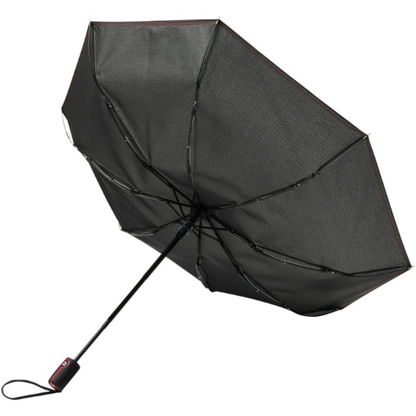 Stark-mini 53 cm foldbar fuldautomatisk paraply - Rød