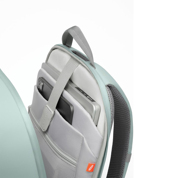 Xd Design Bobby Edge backpack, anti-theft,rPET - Green / Grey