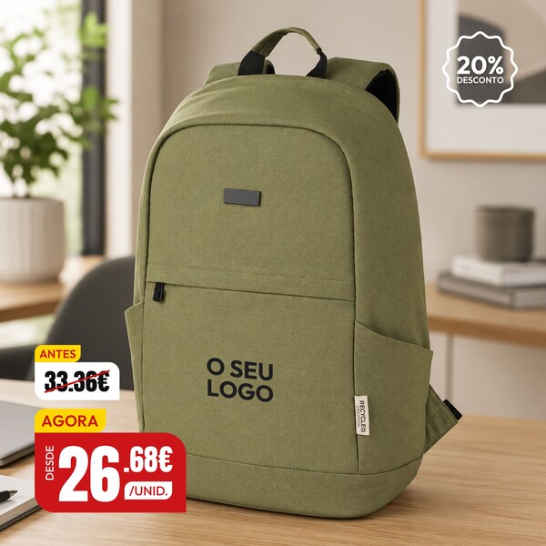 Mochila para portátil - verde