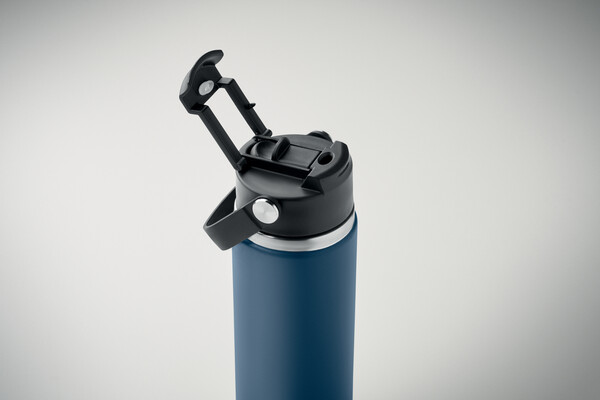 Bouteille double paroi 500 ml Suma Grip - Bleu Marine