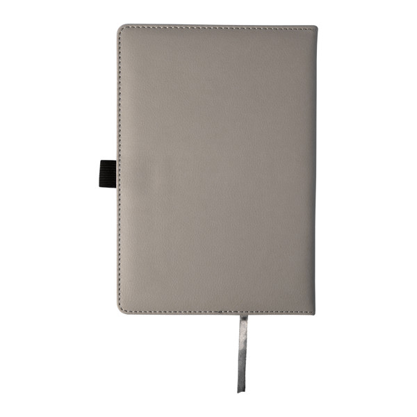 Eibar notepad with phone pocket - Grey