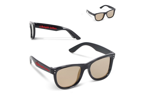 Dion R-PC Sonnenbrille UV400 - Schwarz / Gold