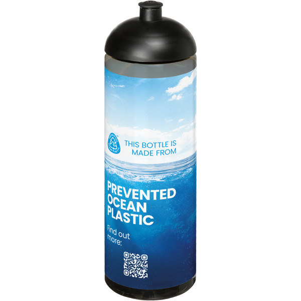 H2O Active® Eco Vibe 850 ml dome lid sport bottle - Charcoal / Black