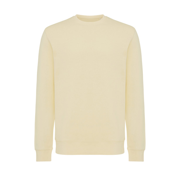 Lehká mikina Iqoniq Etosha z recykl. bavlny - Cream Yellow / XS