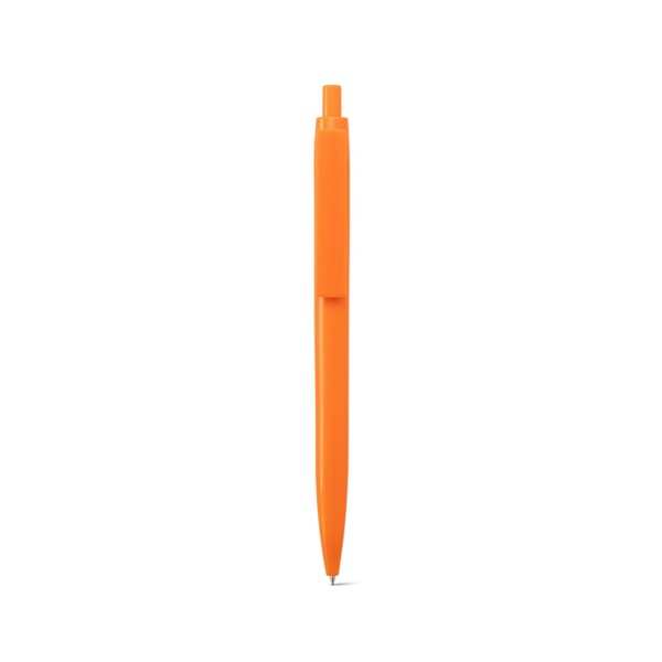 NOLWEN. Kuličkové pero z ABS s pevným lesklým povrchem - Oranžová
