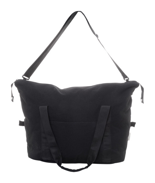 Recycled Canvas Travel Bag Rebyss Travel - Black