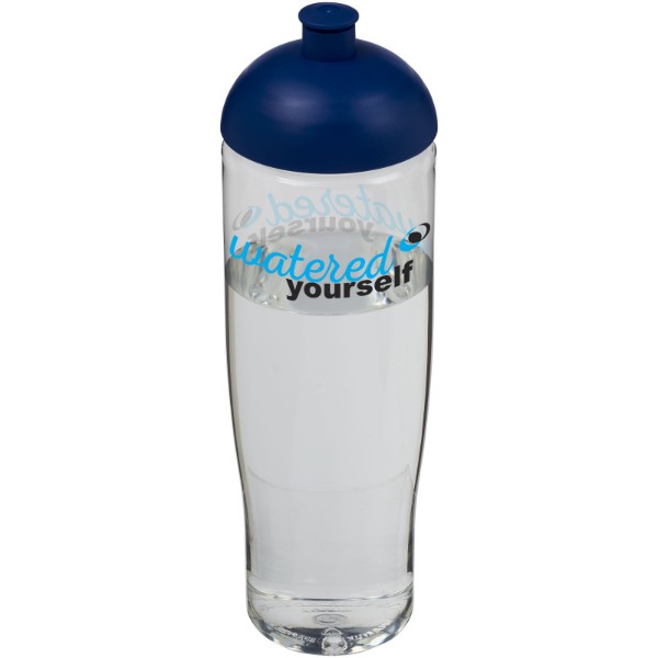 Bidon H2O Tempo® o pojemności 700 ml z wypukłym wieczkiem - Niebieski