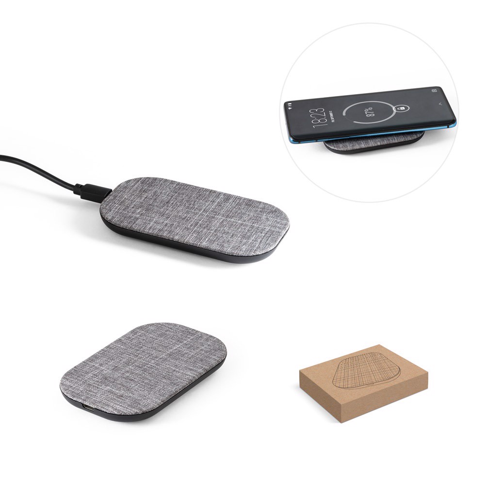 PS - RENEWAL CHARGER. 100% rPET wireless charger