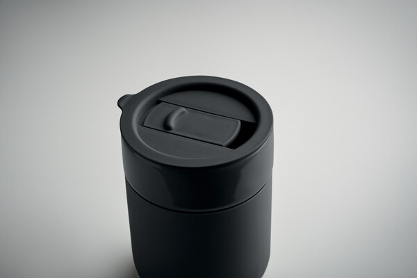 Keramický pohár 330 ml Qeram - Čierna