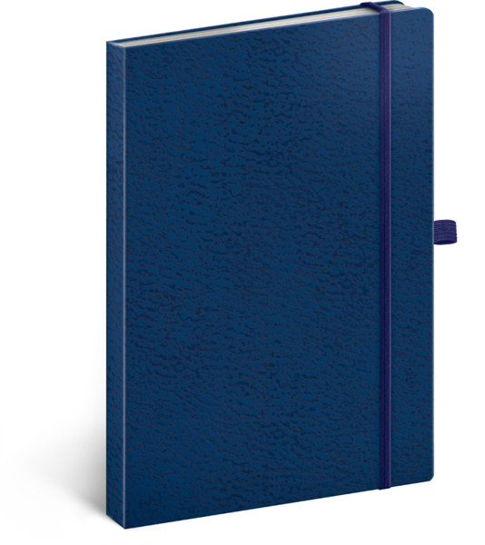 Notique Notes Vivella Classic Modrý/Modrý, Tečkovaný, 15 x 21 cm