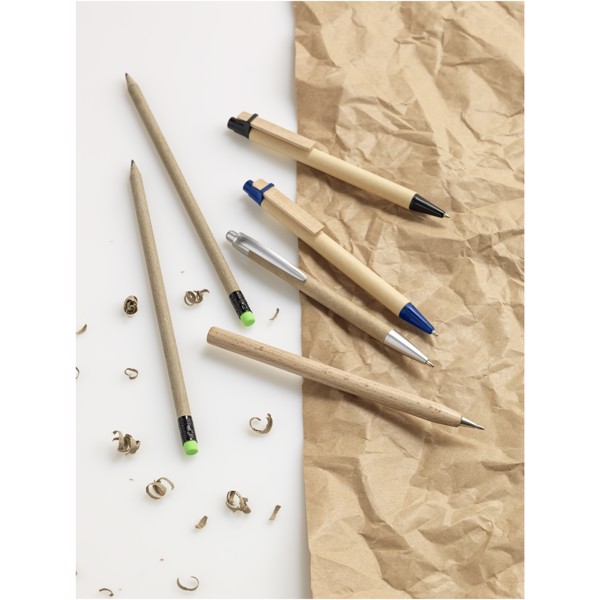 Stylo bille Tiflet en papier recyclé (encre noire)