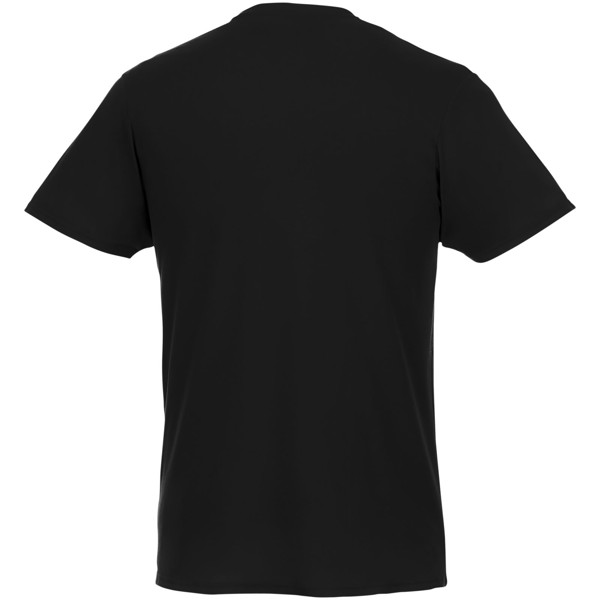 Camiseta de manga corta de material reciclado GRS de hombre "Jade" - Negro intenso / XL