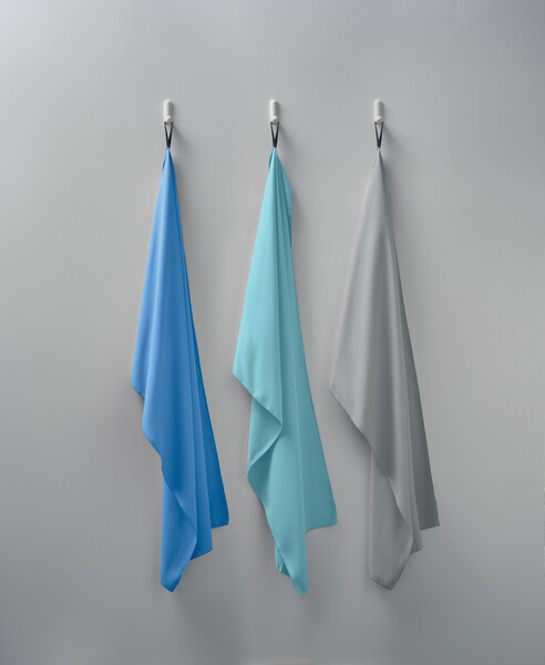 Serviette microfibre double fac Waxoff - Bleu