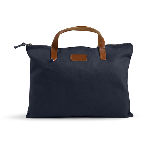 Sacoche coton bio 360g CANCAN - bleu marine