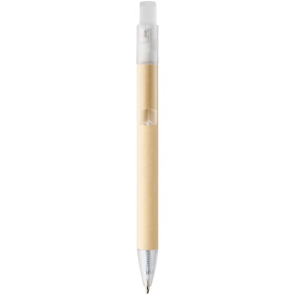Safi papírové kuličkové pero - Průhledná Bezbarvá