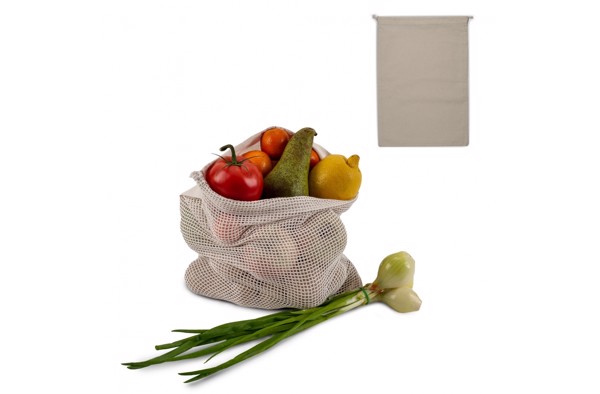 Re-usable food bag OEKO-TEX® natural cotton 30x40cm