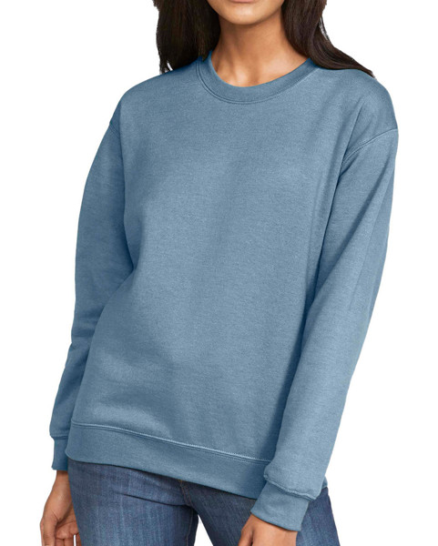 Softstyle Midweight Fleece Adult Crewneck - Brown Savana / 2XL