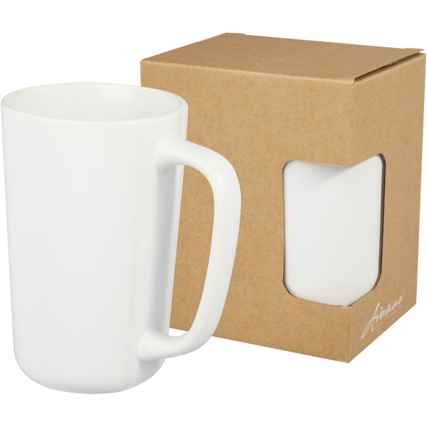 Perk 480 ml Keramiktasse - weiss