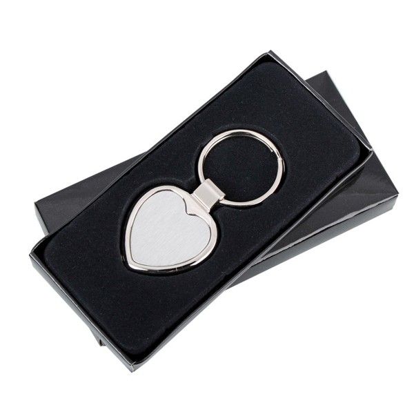 Stout Heart metal keyring