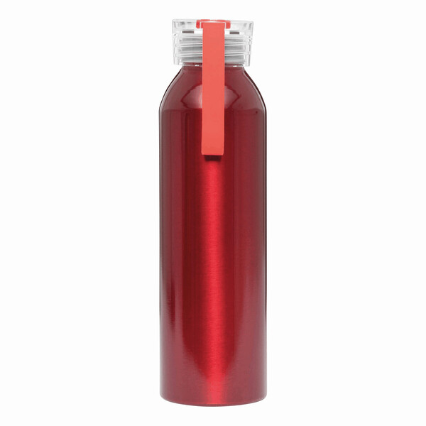 Aluminium Drinking Bottle Looped - Red