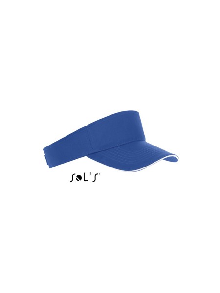 Sol's Ace - Unisex Visor - Royal Blue / White