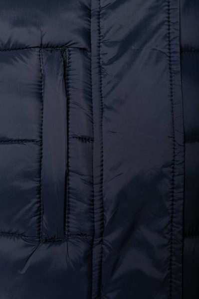 Ladies' Lightweight Hooded Padded Parka - Black / S