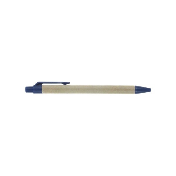 Recycled cardboard ball pen | Nicholas - navy blue