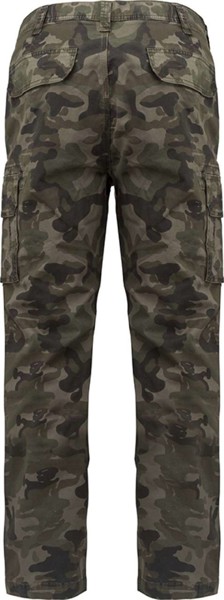 Men's Multipocket Trousers - Olive Camouflage / 54