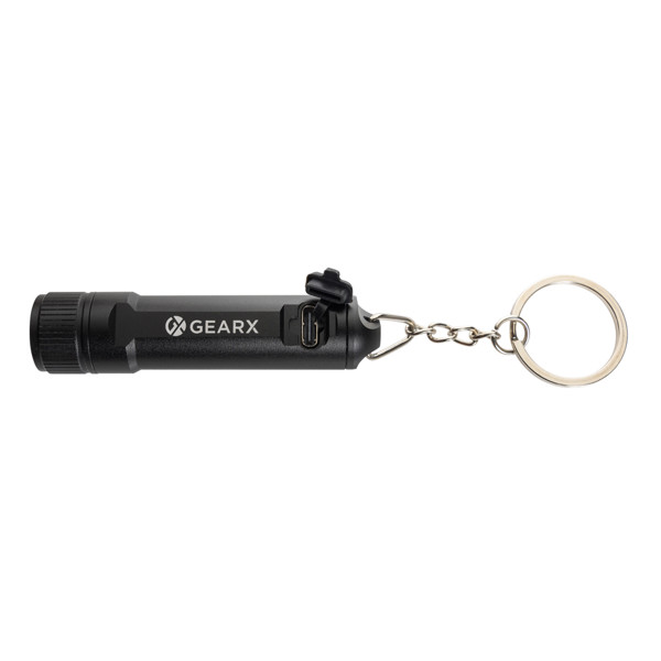 Gear X rechargeable ultra bright keychain torch