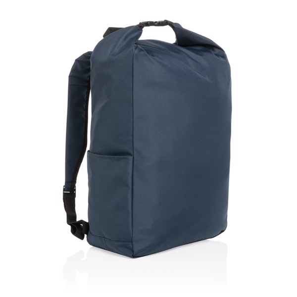 Sac à dos rolltop en rPET Impact AWARE™ - Bleu Marine