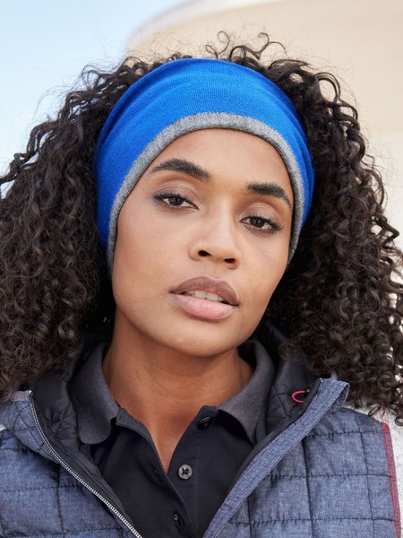 Reversible Headband - Black / Grey Heather