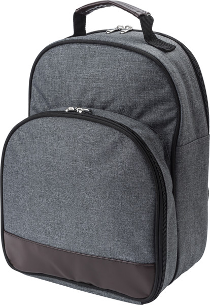 Sac à dos pique-nique en polycanvas Jolie - Grey