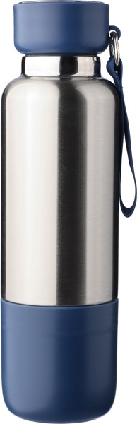Gourde double paroi de 500 ml en acier inoxydable Zev - bleu