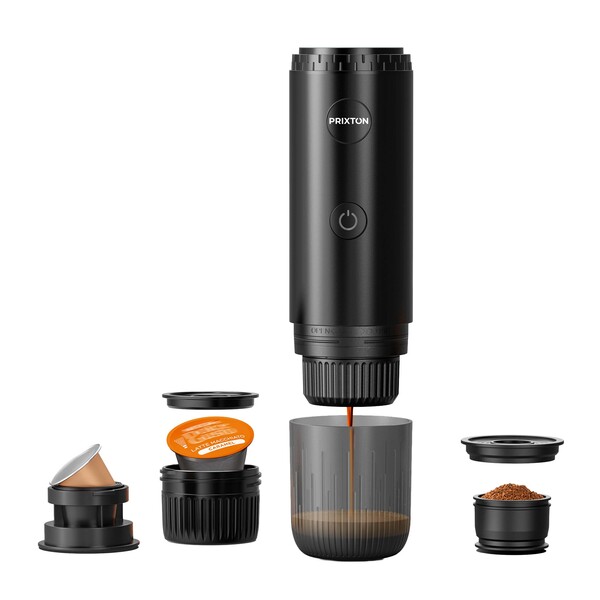 Prixton Roma portable coffee maker - Black
