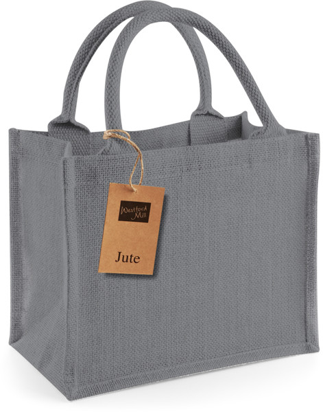 Jute Shopper Mini Westford Mill | W 412 - Graphite Grey / Graphite Grey / onesize