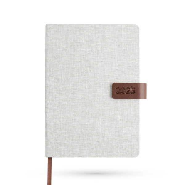 Agenda Diária A5 - San Marino - Cinza Claro