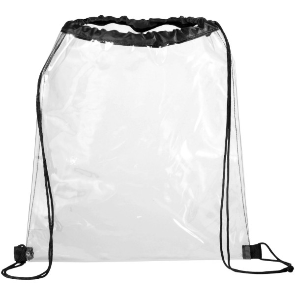 Lancaster transparent drawstring backpack 5l