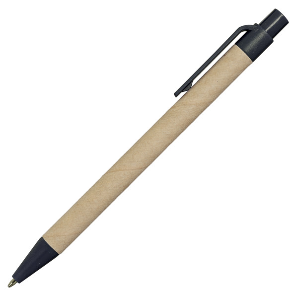 Kraft notepad with ballpen - Black / Beige