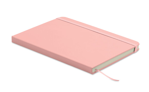 A5 recycled PU notebook Arcoloop - Baby Pink